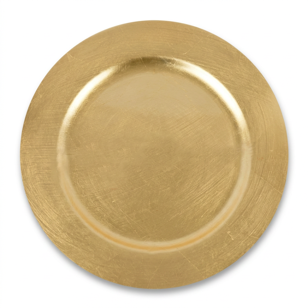 Round Acrylic Plastic Charger Plate 13"