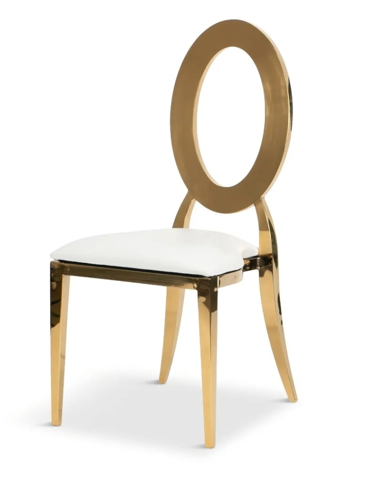 Gold Frame O-Back Chair